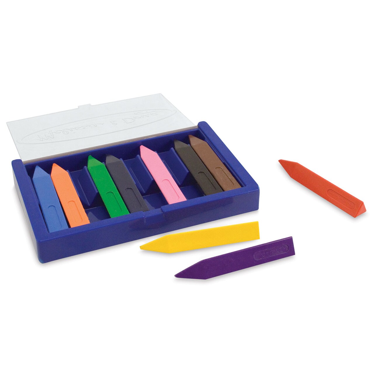 Melissa & Doug Triangular Crayons - Jumbo, Set of 10, Assorted Colors